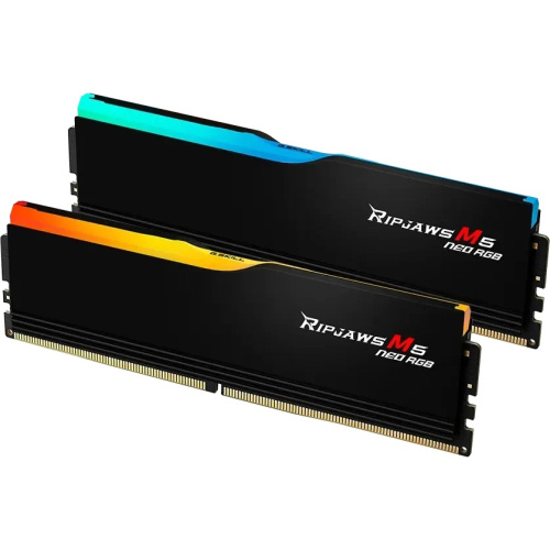 ОЗУ G.SKILL Rip Jaws M5 Neo RGB 64GB (F5-6000J3040G32GX2-RM5NRK) (2x32GB) DDR5 6000MHz CL30 (30-40-40-96) 1.40V / Black