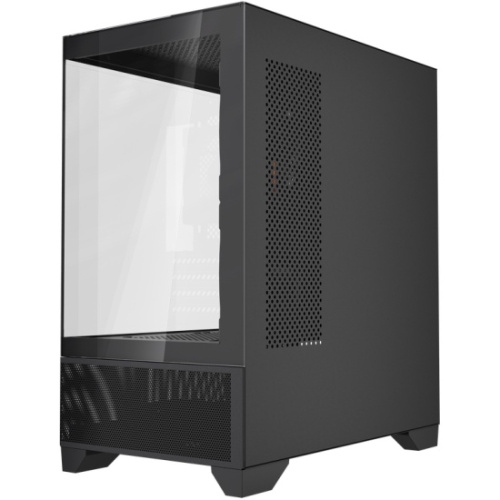 Корпус Powercase Vision Micro M4B (CVMM4B-A3), Tempered Glass, Type-C, 3x 120mm ARGB PWM Fan, чёрный, mATX