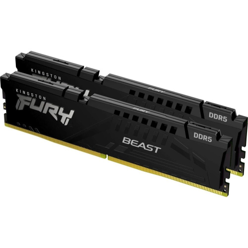 ОЗУ Kingston Fury Beast Black EXPO (KF556C36BBEK2-128) DDR 5 DIMM 128Gb PC44800, 5600Mhz, CL36 (Kit of 2)