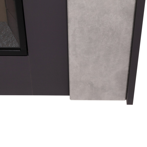 Электрокамин RealFlame Jersey 25,5 GR графит с очагом Evrika 25,5 LED