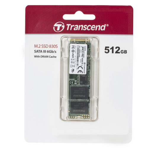 SSD Transcend 830S (TS512GMTS830S) M.2 (80 мм) SATA III, 3D NAND TLC, 512 Гб