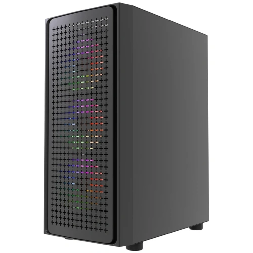 Корпус Powercase Mistral EA20 (CMAEA20-L4), Tempered Glass, 4x 120mm FRGB Fan, чёрный, ATX