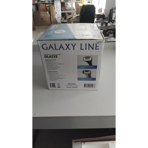 УЦ Отпариватель напольный Galaxy GL 6215 белый/синий (После СЦ, ремонт входного штуцера, следы эксплуатации, ПУ)