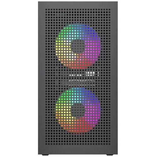 Корпус Powercase Mistral SM05 ARGB (CMMSM05B-A3), Tempered Glass, 3x120mm ARGB PWM fans, чёрный, mATX