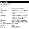 16" Ноутбук Acer Nitro Lite NL16-71G-50BW белый