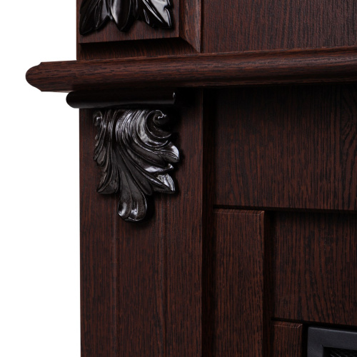 Электрокамин RealFlame Philadelphia 25,5/26 DN орех с очагом 3D Cassette 630