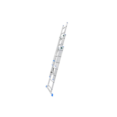 Лестница трехсекционная LadderBel LS307 алюминиевая 7 ступеней