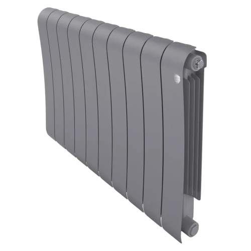 Биметаллический радиатор отопления  Royal Thermo Infinity 500 10 Секций Silver Satin