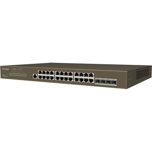 Коммутатор управляемый IP-COM G5328F в стойку, 24*1Gbit RJ45, 4*SFP 1Gbit, console port