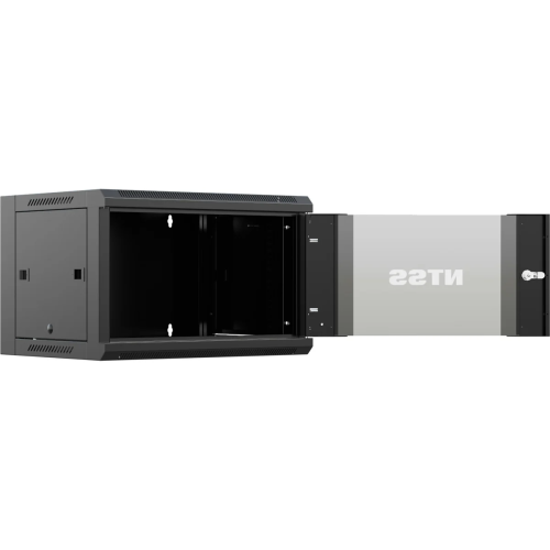 Шкаф коммутационный NTSS NTSS-W12U6045GS (NTSS-W12U6045GS-BL) настенный 12U 570x450мм черный