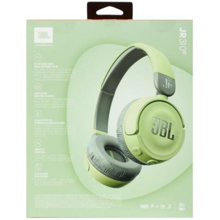 Беспроводные наушники JBL JR310BT зеленый