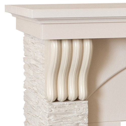 Электрокамин RealFlame Corfino WT айвори с очагом 3D Oregan