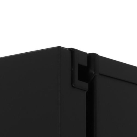 Холодильник с морозильником Бирюса B940NF черный