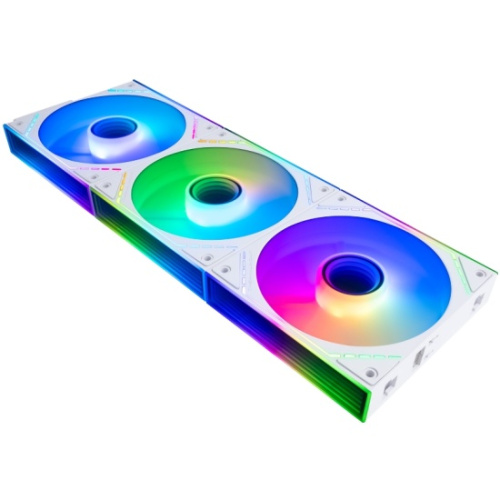 Комплект вентиляторов (3 шт.) Thermalright TL-M12QRW-S X3 (Pack of 3) (TRTLM12QRWS.3P) / Reverse / ARGB / 120mm PWM