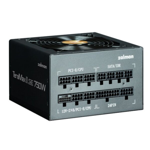 Блок питания Zalman ZM750-TMX2SE, 750W, ATX12V v3.1, APFC, 12cm Fan, 80+ Gold Gen5.1, Full Modular, Retail