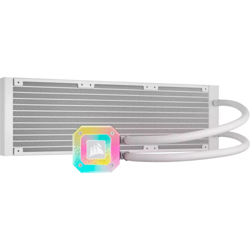 СВО Corsair iCUE H150i Elite Capellix XT White CW-9060073-WW (360mm, White, RGB/ Fans: 3x120mm, 65.57CFM, 37