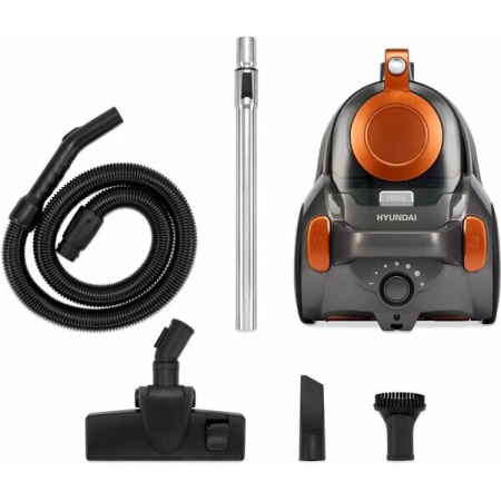Пылесос Hyundai HYV-C5450 черный/оранжевый