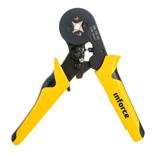 Пресс клещи Inforce 06-19-10 квадратные 0.08-10 мм2