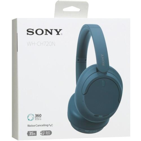 Беспроводные/проводные наушники Sony WH-CH720N синий