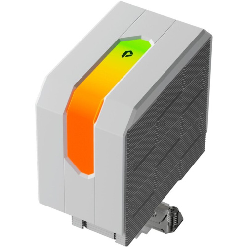 Кулер upHere UP1TC6C White ARGB / 6HPx6mm, 250W TDP, single tower, 1x120mm ARGB fan, 600-1650RPM, 68 CFM, 25dBA