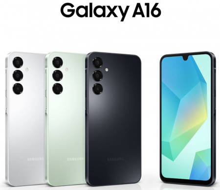 Смартфон Samsung Galaxy A16 4/128 Гб Серебристый