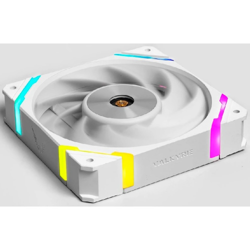 Вентилятор Valkyrie X12 ARGB White (HW X12E-W)/ 120mm, ARGB 5V 3pin, PWM 12V 4pin, 800-2150RPM, 80CFM, 29dBA