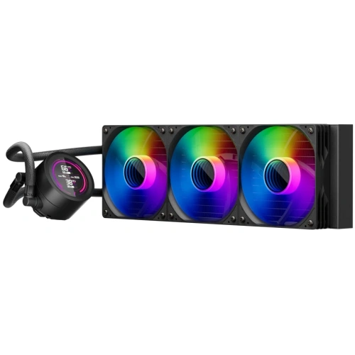 СВО 1STPLAYER TS4 360 Black (TS4-360-BK) / 3x120mm, ARGB, IPS display