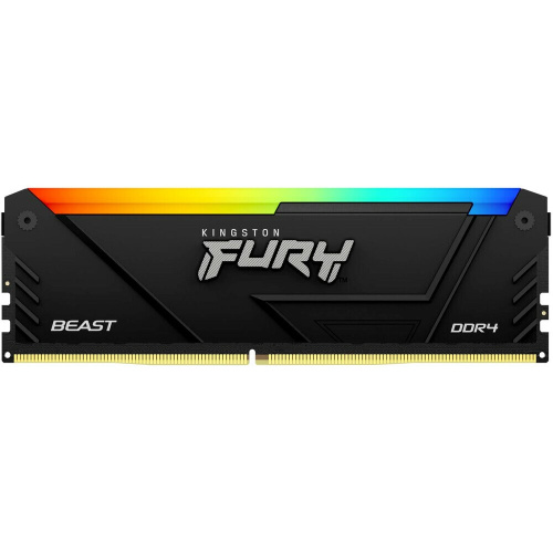 ОЗУ Kingston Fury Beast Black RGB XMP KF432C16BB2A/16 16GB DDR4 3200MHz DIMM CL16, 1.35V 288-pin Non-ECC