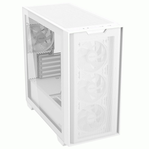 Корпус ASUS A21 Plus White (90DC00H3-B19010)(mATX, без БП, 2xUSB 3.2 Gen1, с окном)