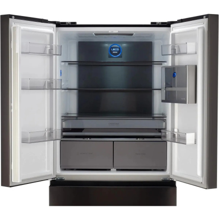 Холодильник Hyundai CM55043F черное стекло