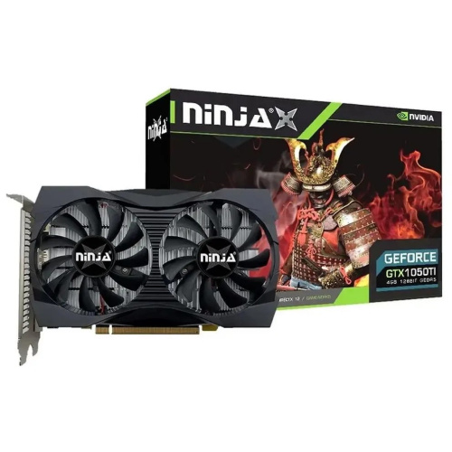 Видеокарта Ninja (Sinotex) GTX1050Ti 4GB NF105TI45F 128-bit GDDR5 DVI-D HDMI DP