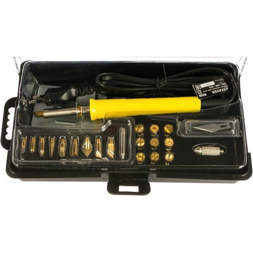 Выжигатель-ручка STAYER Professional 45227 3в1 с набором насадок 20 шт