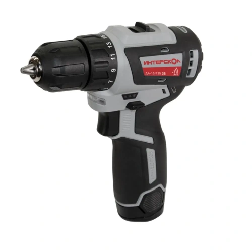 Дрель-шуруповерт аккумуляторная ИНТЕРСКОЛ ДА-10/12В 38 МиниМакс (757.3.2.40) с акк и ЗУ