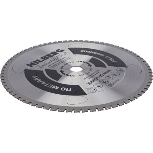 Диск пильный Hilberg Industriall HFT305 30525,472Т ТОР металл