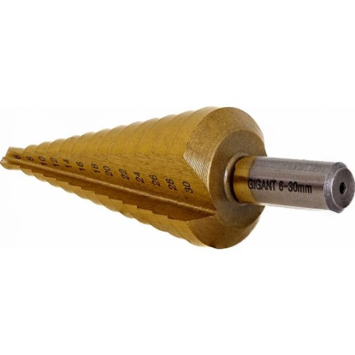 Сверло ступенчатое Gigant HSS-TIN GT-161 6-30 мм