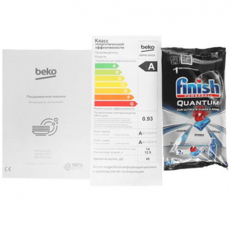 Посудомоечная машина Beko BDFN15421S серебристый