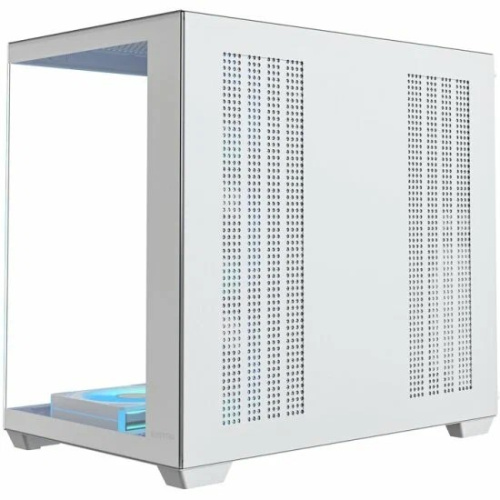 Корпус XASTRA QW500 7ARGB-C10-UC White (QW500-7FM12A-C10-UC-WH) ATX/Aquarium/Screewless/7x120mm ARGB PWM FM fans/Argb+PWM HUB 10port/Type-C