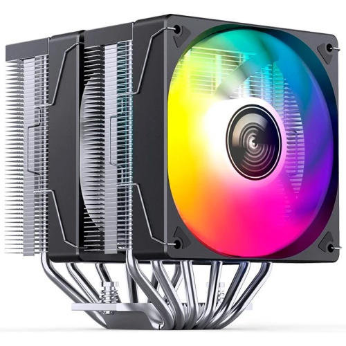 Кулер JONSBO CR-3000E ARGB Black LGA1851/1700/1200/115X/AM5/AM4 (TDP 260W, PWM, 2 x 120mm ARGB LED Fan, 6 тепловых трубок, 4-pin) Retail