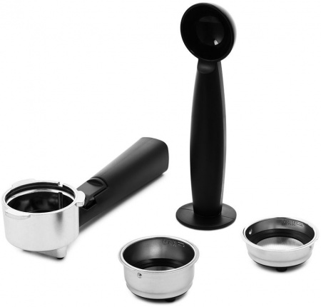 Кофеварка Kitfort Kt-765 Серебристый/Черный